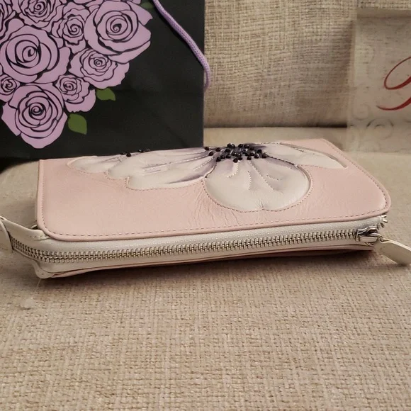 New Brighton E53452 Touch of Blush Pink Pastel Beaded Crossbody
